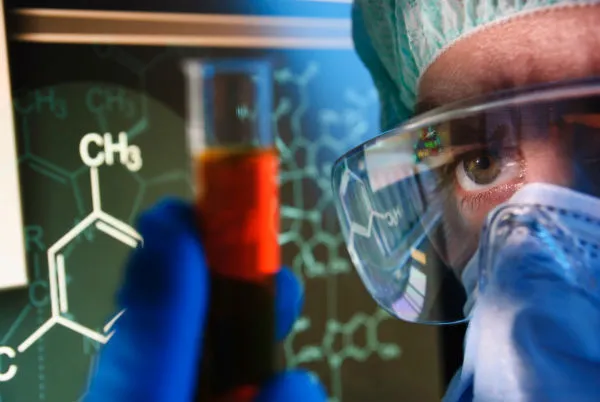 Pharmaceutical product testing in a laboratory